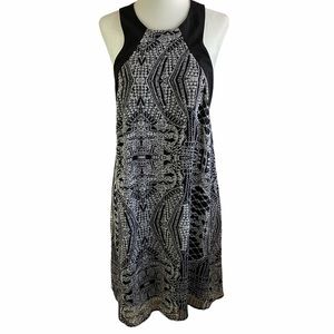 Forever 21 Snake Print Dress Black Size Small